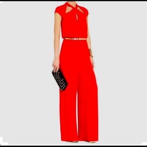 NWOT BCBGMaxAzria Jewel Red Jumpsuit